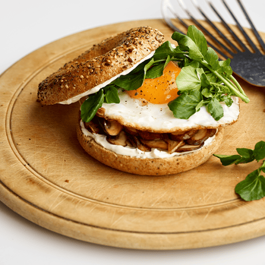 Enriched eggs epic breakfast bagel