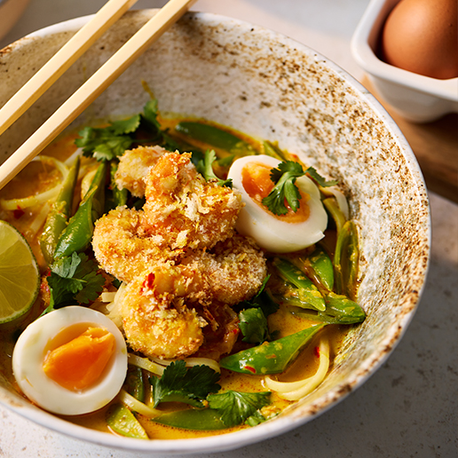 King prawn laksa soup